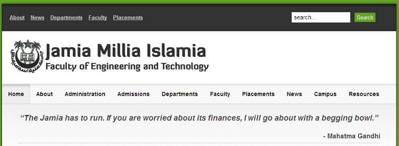 JMI Faculty of Engg website