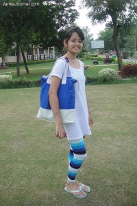 Stylish look for college