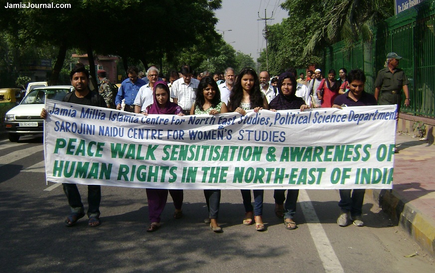 North East Peace March - JMI - 3 Oct 2012 003